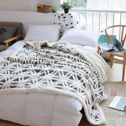 Sherpa Fleece Blanket Gifts for Mom Dad Cozy Soft Throw Blanket for Women Men Birthday Gifts Dual Sided Couch Sofa Bed Blanket (Grey, 71''X 80'')